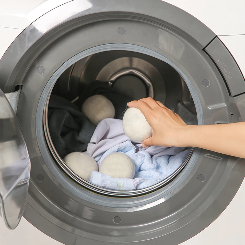Organic Wool Dryer Balls – Reusable Fabric Softener for Laundry - Kivoterra
