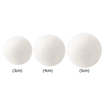 Organic Wool Dryer Balls – Reusable Fabric Softener for Laundry - Kivoterra