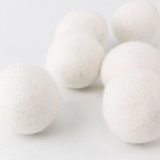 Organic Wool Dryer Balls – Reusable Fabric Softener for Laundry - Kivoterra