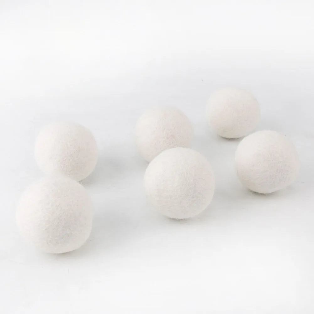 Organic Wool Dryer Balls – Reusable Fabric Softener for Laundry - Kivoterra